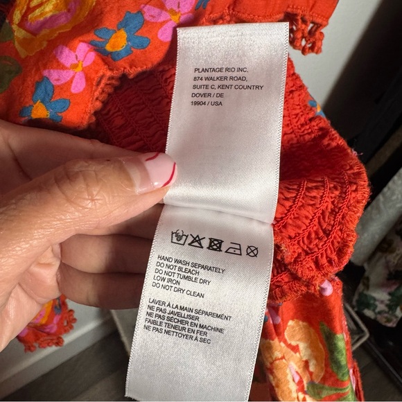 FARM Rio Colorful Floral Ruffle Mini Dress - Picture 10 of 12